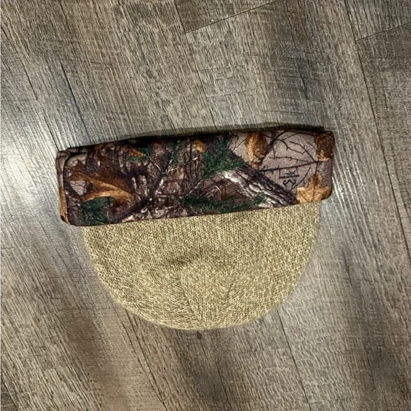 Tan and Brown Camo Beanie - Picture 2 of 3